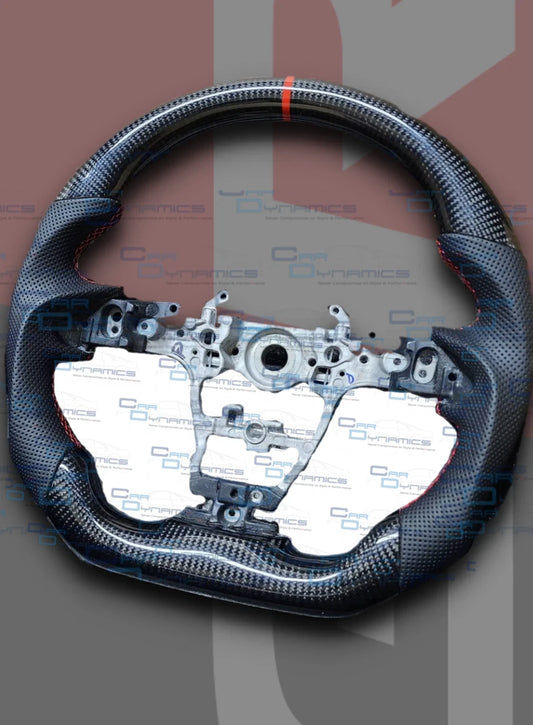 Toyota GR Yaris Custom Carbon Fibre Flat Bottom Steering Wheel